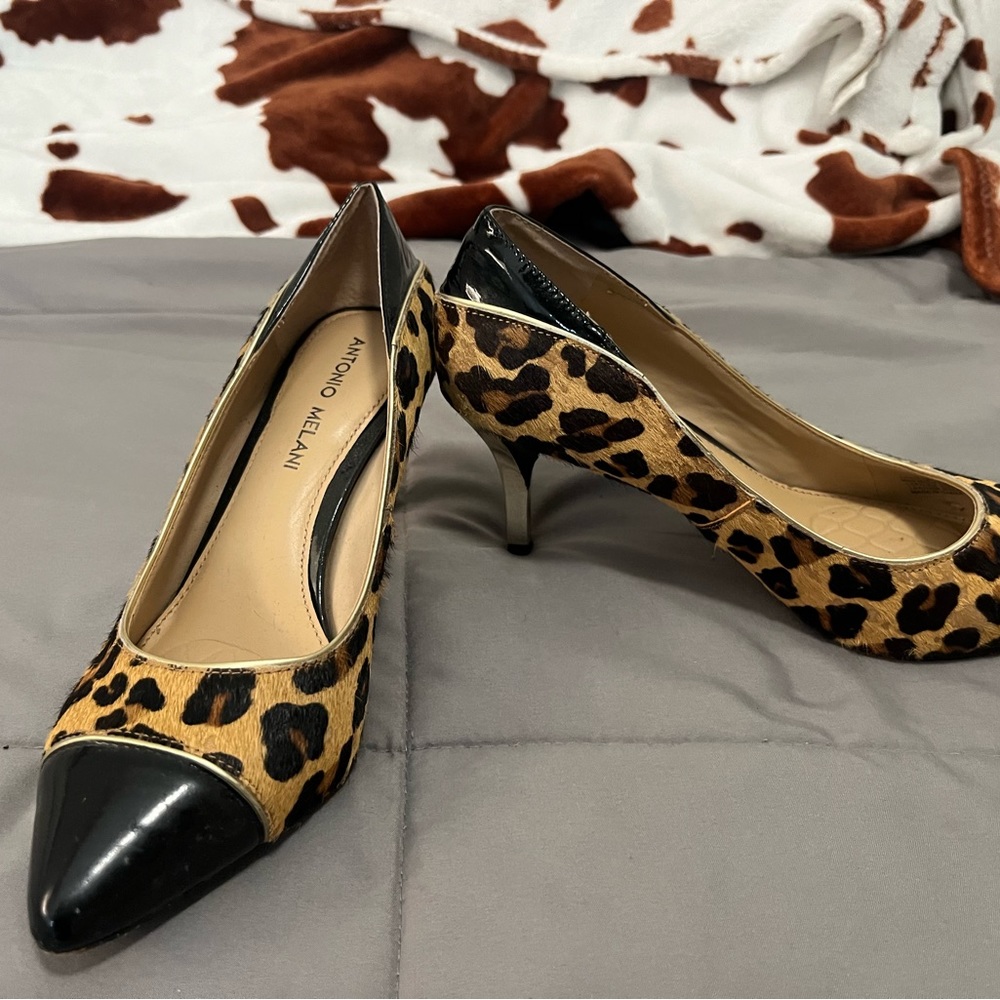 leopard print heels